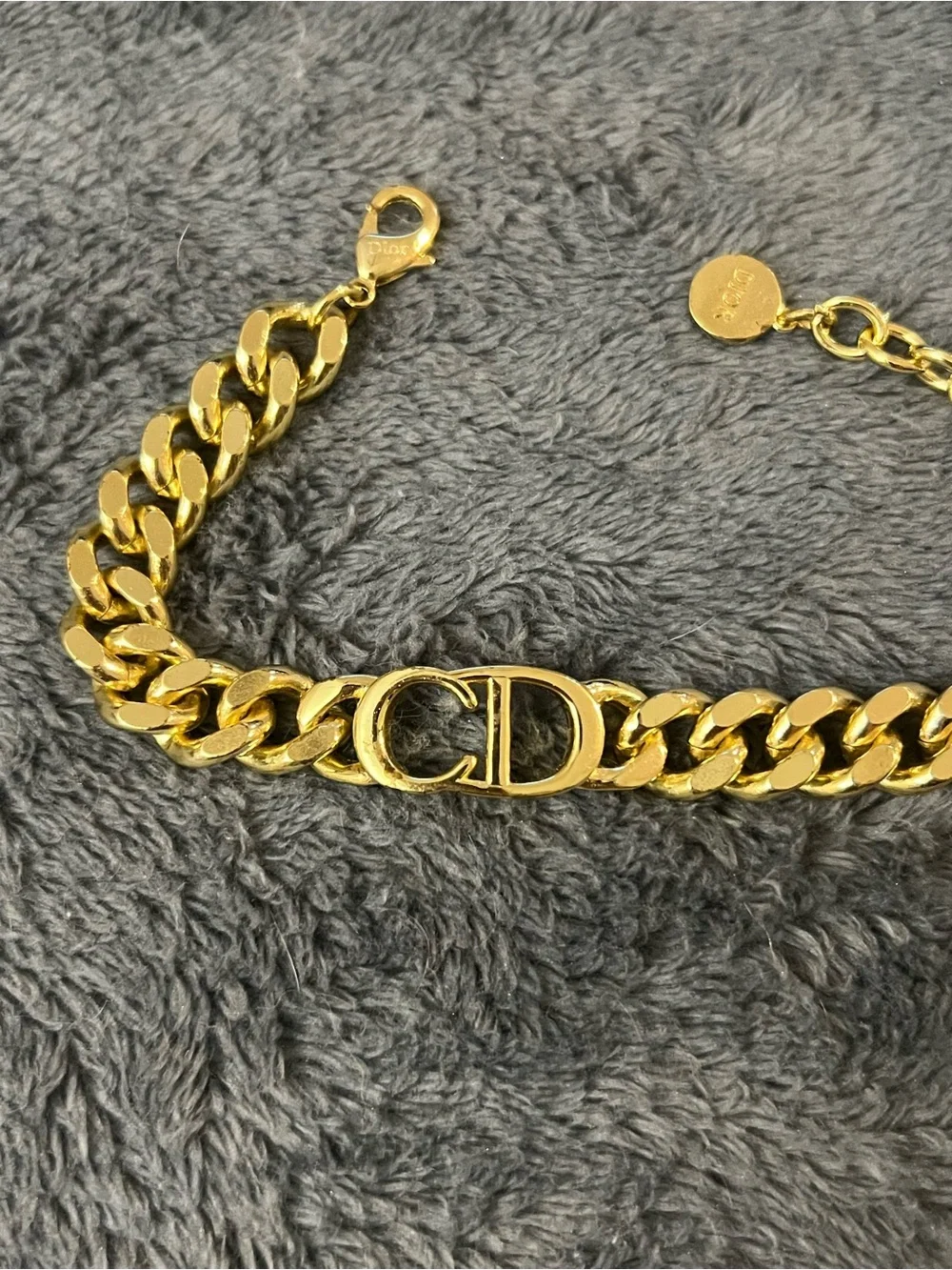 CD INSPIRED gold bracelet